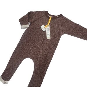 NWT Small Rags Burgundy Snap Onesie Size 9months